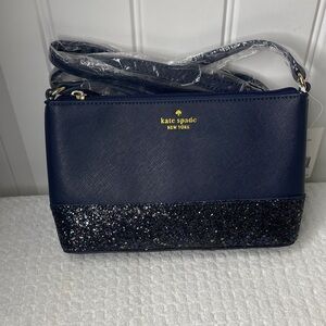 Kate Spade Maryanne Gold Coast Glitter Crossbody Bag